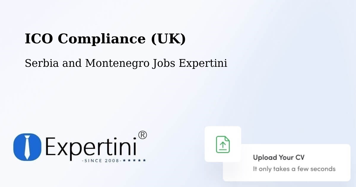 UK Data Protection & ICO Compliance – Chase - Serbia and Montenegro Jobs Expertini